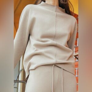 Zara front seam sweater